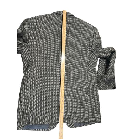 Vintage Bert Pulitzer HOUNDSTOOTH Tweed Wool Blend Sport Coat Jacket Men's 42 - Picture 14 of 16